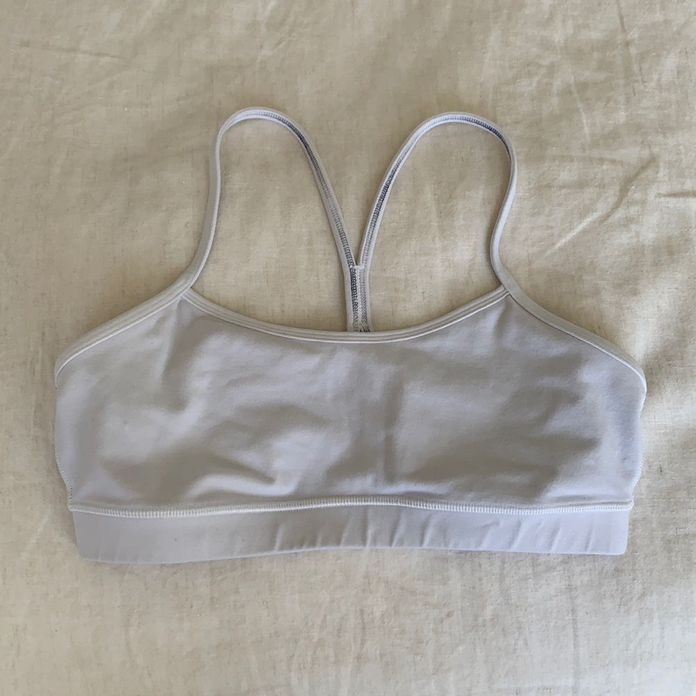 Lululemon Flow Y Bra Luon - White - 10